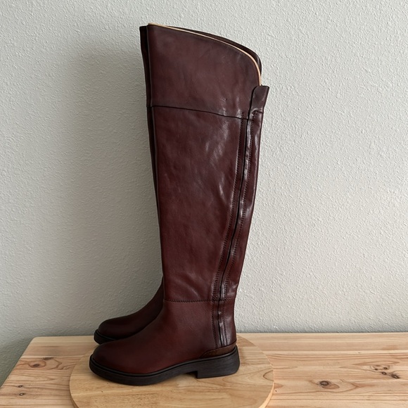 Franco Sarto Medium Calf Leather Tall Shaft Boot - Battina - Picture 8 of 10